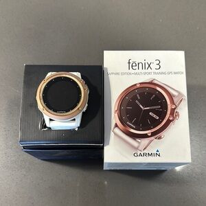 Garmin fēnix 3 Rose Gold Multisport GPS Watch